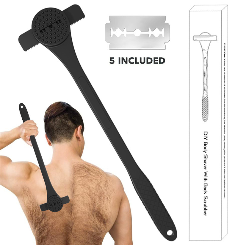 Men'S Grooming Hair Removal - Alat Cukur Punggung dengan Gagang Panjang