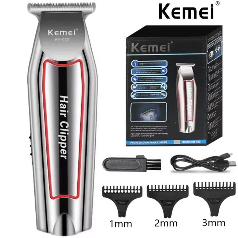 Men'S Grooming Gift Set - Kemei KM-032 Pemangkas Rambut Elektrik untuk