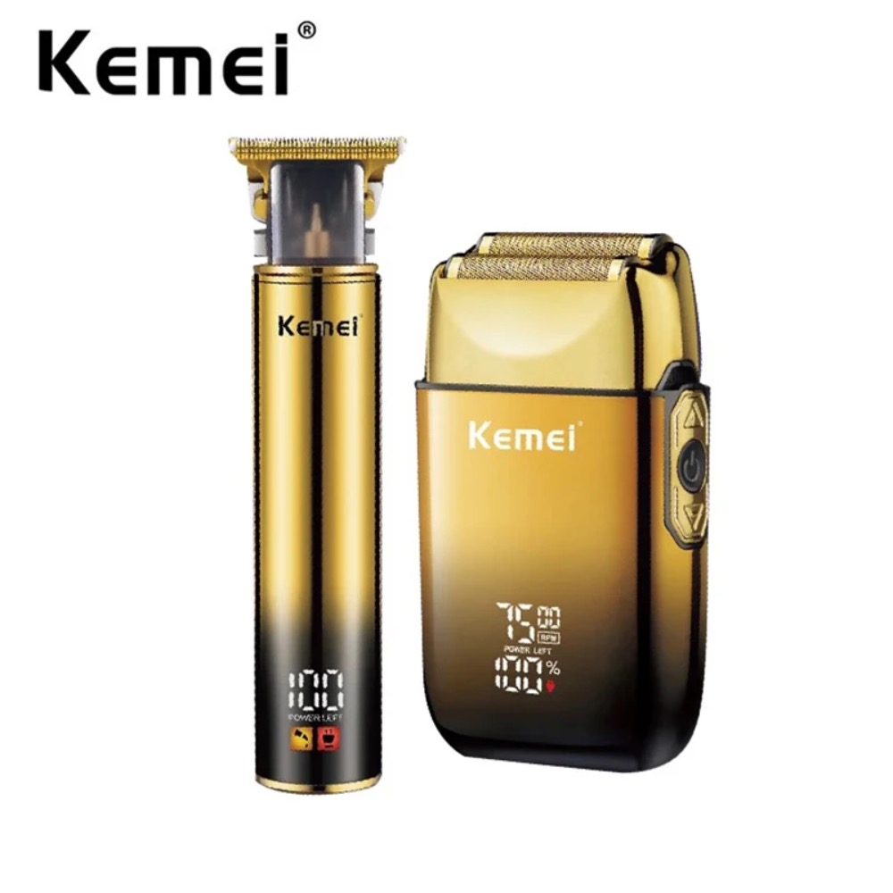 Men'S Grooming Gift Set - Kemei alat cukur rambut elektrik mesin