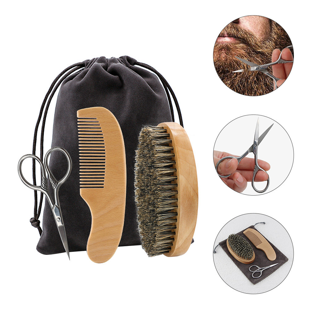 Men'S Grooming Gifts - 1Set Perlengkapan Perawatan Jenggot Profesional untuk