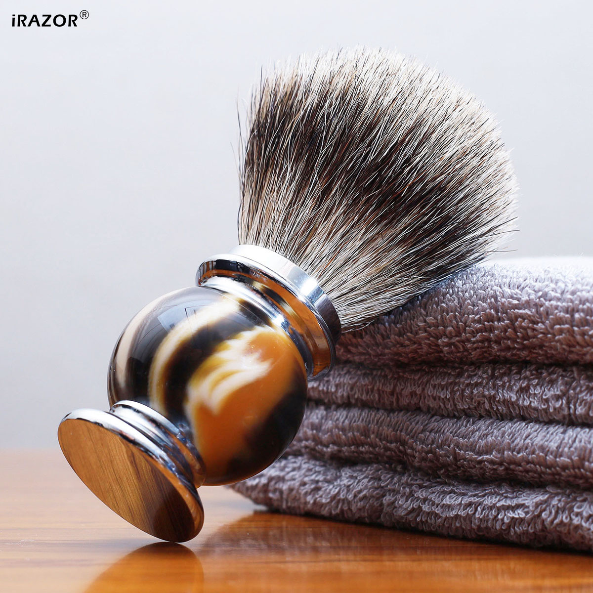 Sikat Cukur iRAZOR Silvertip u - Men Grooming Hygiene ulasan dan harga