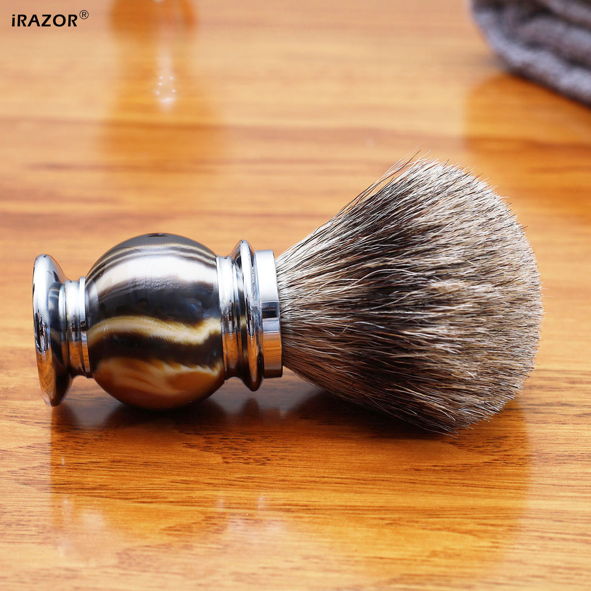 Sikat Cukur iRAZOR Silvertip u - Men Grooming Hygiene ulasan dan harga