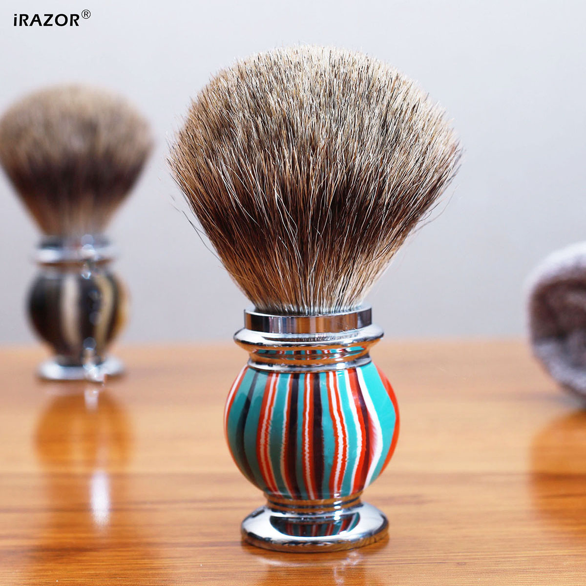 Sikat Cukur iRAZOR Silvertip u - Men Grooming Hygiene ulasan dan harga
