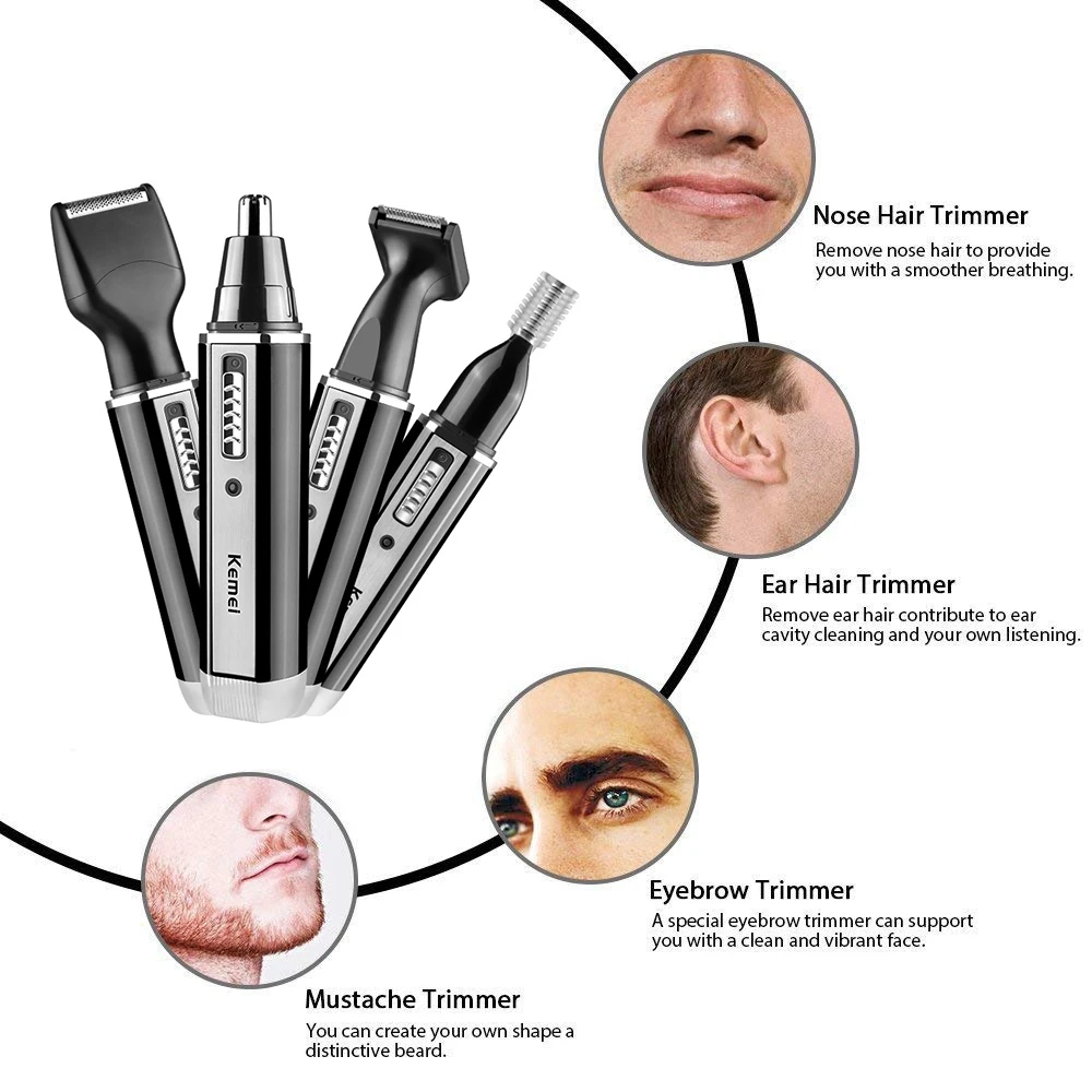 Kemei alat pangkas hidung elek - Men Grooming Hygiene ulasan dan harga