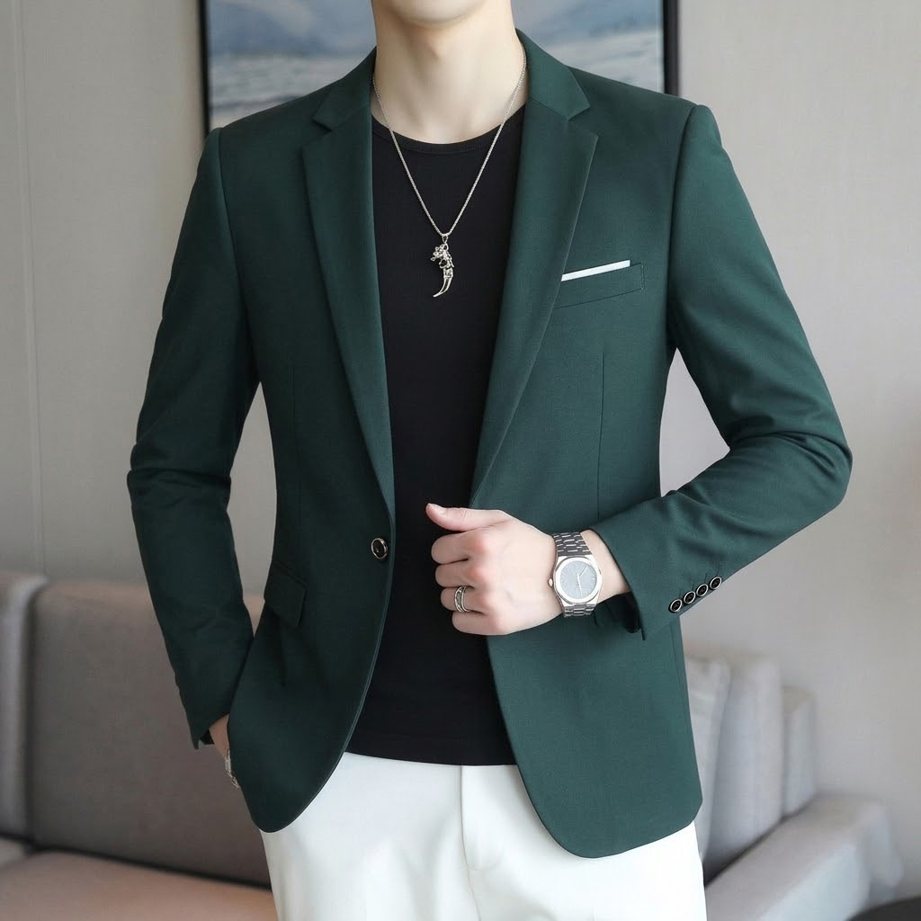 Blazer Pria Kasual Bisnis Warn - Men'S Grooming Brands ulasan dan harga