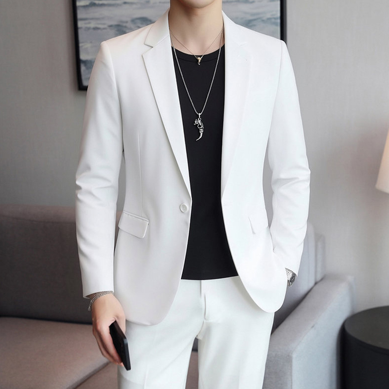 Blazer Pria Kasual Bisnis Warn - Men'S Grooming Brands ulasan dan harga