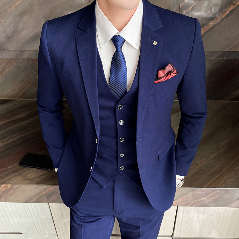 (Jaket + Rompi + Celana) Gaun  - Men'S Grooming Brands ulasan dan harga